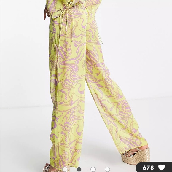 ASYOU chiffon tie bold abstract graphic set - Picture 2 of 12